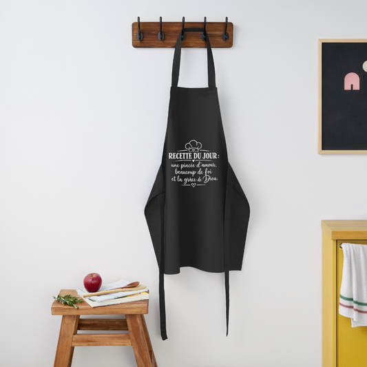 Tablier de cuisine - noir