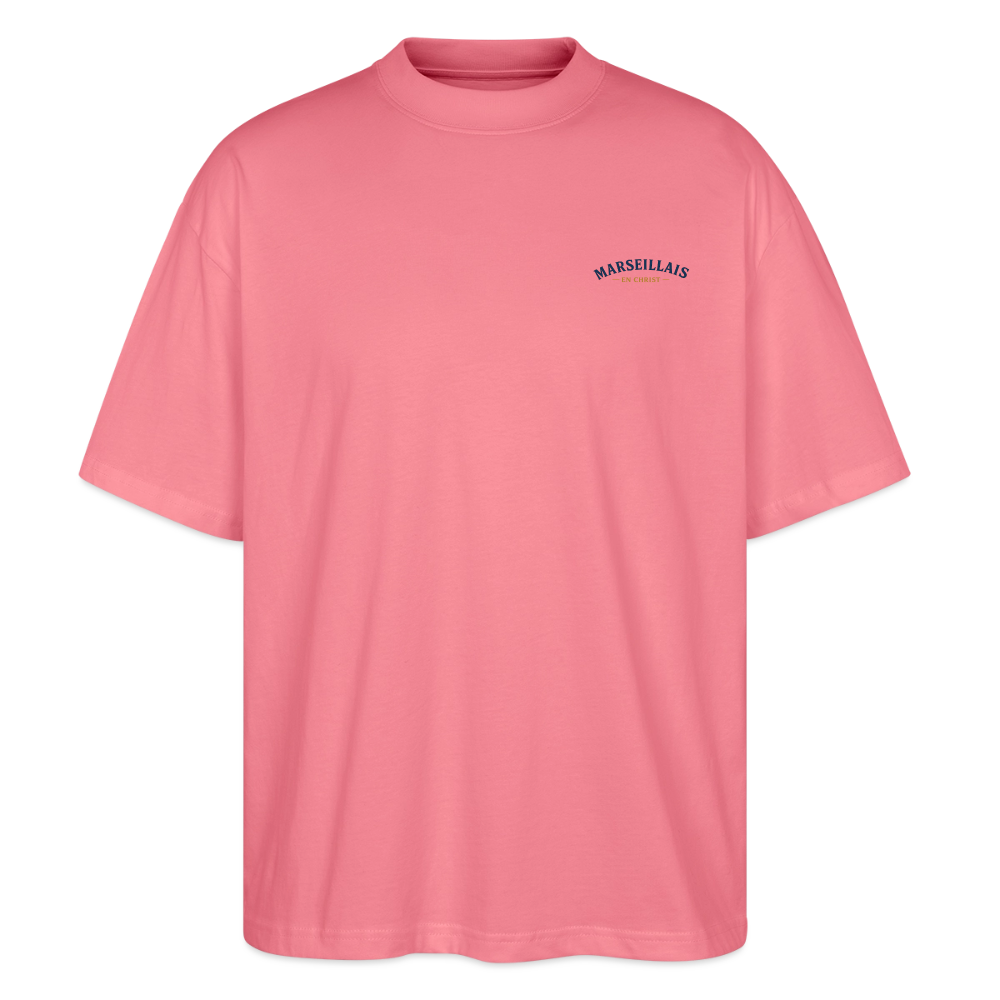 T-shirt Premium bio oversize Unisexe - rose 