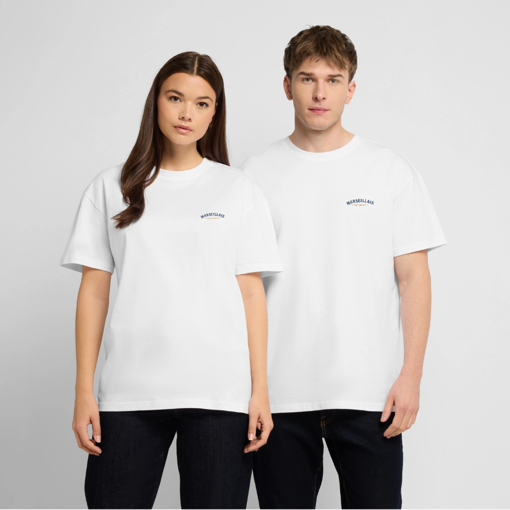T-shirt Premium bio oversize Unisexe - blanc