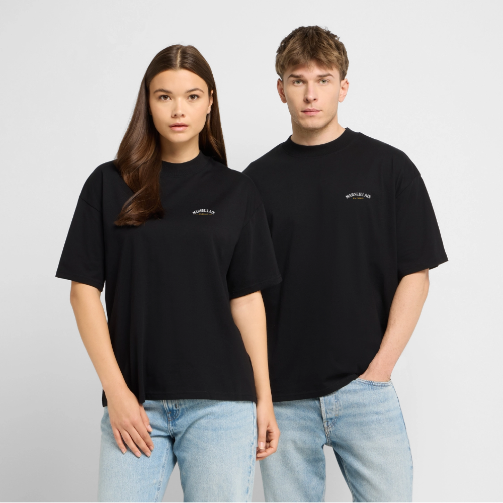 T-shirt Premium bio "  Tié froid ou bouillant "  Unisexe - noir
