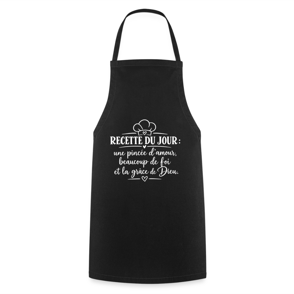 Tablier de cuisine - noir