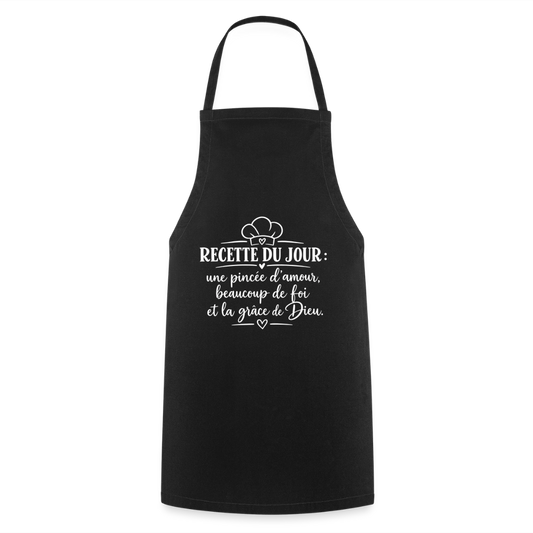 Tablier de cuisine - noir