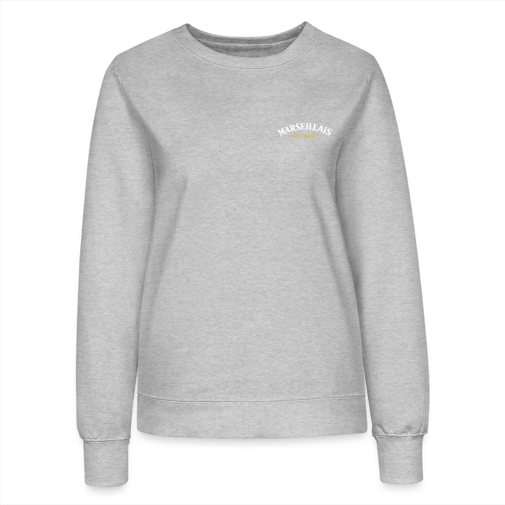 Sweat Femme - gris chiné