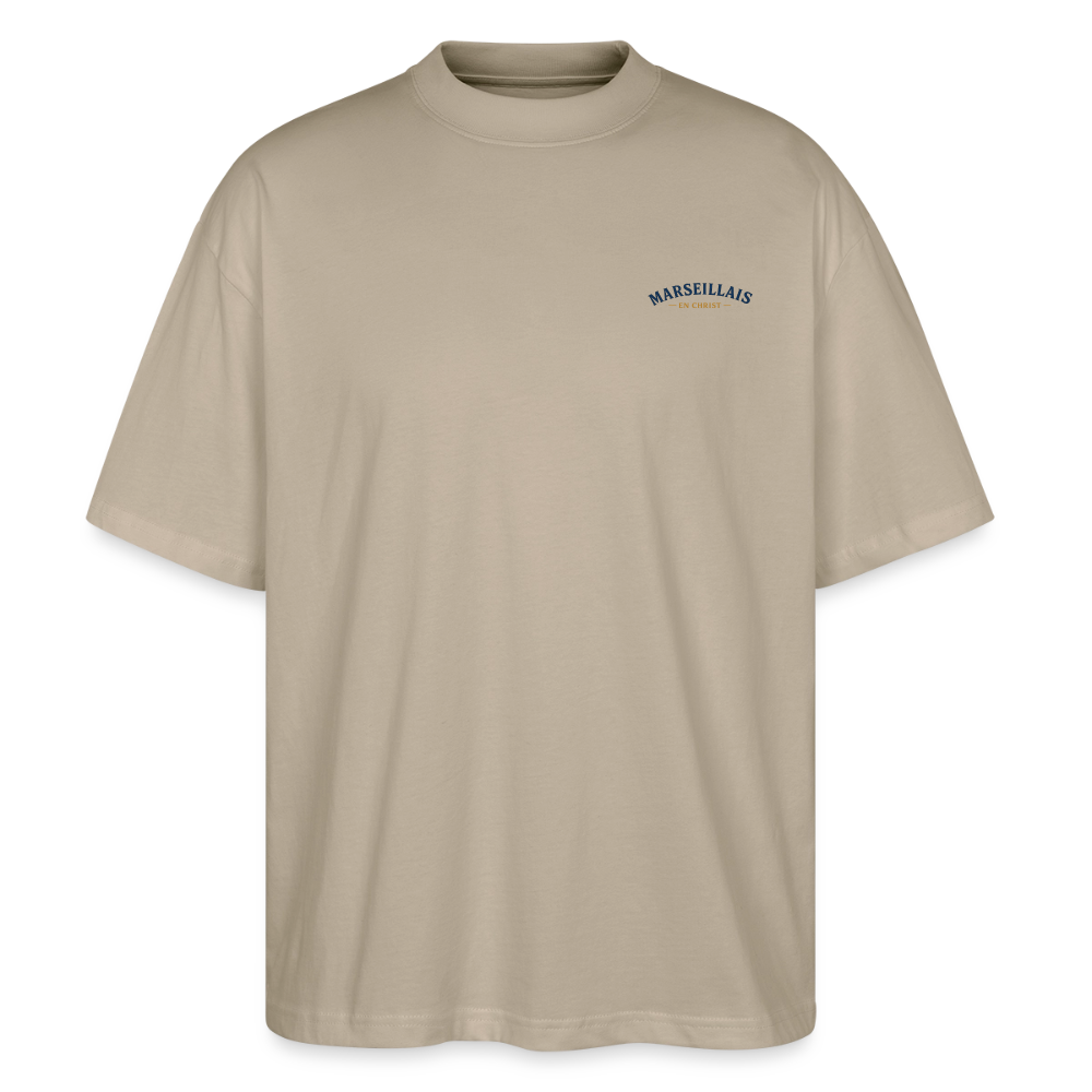 T-shirt Premium bio oversize Unisexe - gris pierre