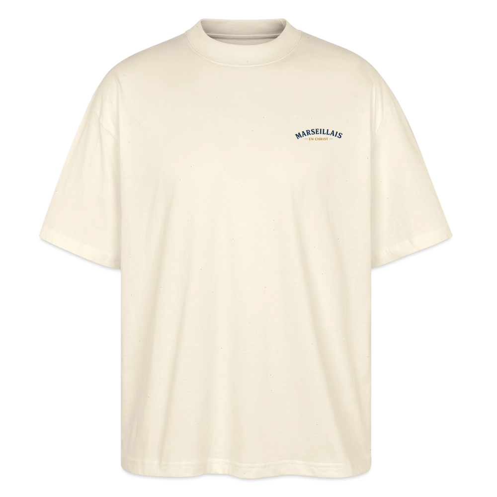 T-shirt Premium bio oversize Unisexe - écru doux